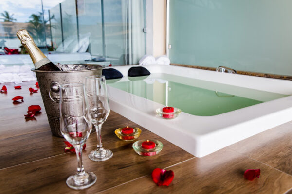 Nauticomar all inclusive hotel Suite Premium-banheira