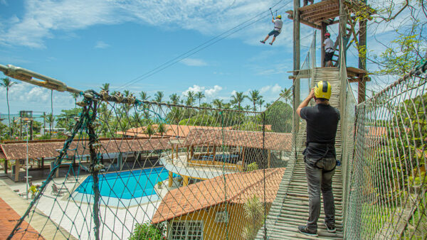 Porto Seguro Praia Resort All Inclusive tirolesa lazer