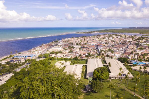 porto seguro eco bahia vista aérea panoramica vista da cidade