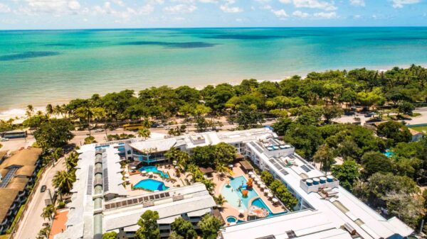 hotel portal beach porto seguro visto de cima