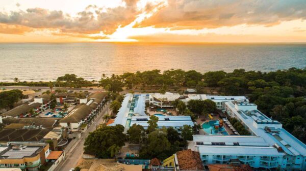 hotel portal beach porto seguro visto de cima