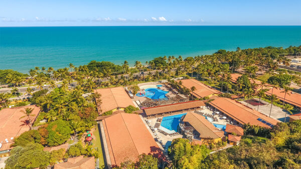 porto seguro praia resort visto de vima estrutura